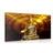 CANVAS PRINT BUDDHA STATUE WITH AN ABSTRACT BACKGROUND - PICTURES FENG SHUI - PICTURES