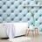 WALLPAPER BLUE LEATHER ELEGANCE - WALLPAPERS WITH IMITATION OF LEATHER - WALLPAPERS