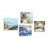 CANVAS PRINT SET SEASCAPE IN THE IMITATION OF A PAINTING - SET OF PICTURES - PICTURES