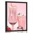 AFFICHE MILKSHAKE ROSE - AVEC UN MOTIF DE CUISINE - AFFICHES