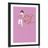 POSTER WITH MOUNT GIRL IN A PINK HUG - WOMEN - POSTERS