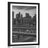 POSTER WITH MOUNT BUSY CITY IN BLACK AND WHITE - BLACK AND WHITE - POSTERS