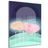 TABLOU CURCUBEU DEASUPRA LUNCII ABSTRACTE MID-CENTURY - TABLOURI ABSTRACTE - TABLOURI