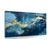 CANVAS PRINT BLUE MARBLE - MARBLE PICTURES - PICTURES