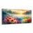 OBRAZ ZÁŘIVÁ KVĚTINOVÁ KRAJINA - OBRAZY VÝCHOD A ZÁPAD SLUNCE - OBRAZY