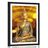 POSTER CU PASSEPARTOUT STATUIE BUDDHA CU FUNDAL ABSTRACT - FENG SHUI - POSTERE