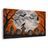WANDBILD GEHEIMNISVOLLER FRIEDHOF UNTER VOLLMOND - HALLOWEEN- UND HORROR-BILDER - BILDER