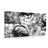 CANVAS PRINT IMPRESSIONISTIC WORLD OF FLOWERS IN BLACK AND WHITE - BLACK AND WHITE PICTURES - PICTURES