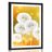 POSTER MIT PASSEPARTOUT FLAUSCHIGE PUSTEBLUME - BLUMEN - POSTER