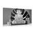 CANVAS PRINT BUDDHA WITH A RELAXING STILL LIFE IN BLACK AND WHITE - BLACK AND WHITE PICTURES - PICTURES