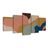 TABLEAU EN 5 PARTIES – FORMES ABSTRAITES COLORÉES - IMAGES FORMES ABSTRAITES - TABLEAUX