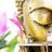 WALLPAPER GOLDEN FACE OF BUDDHA - WALLPAPERS FENG SHUI - WALLPAPERS