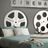 SELF ADHESIVE WALLPAPER BLACK AND WHITE FILM TAPE - SELF-ADHESIVE WALLPAPERS - WALLPAPERS