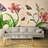 Photo wallpaper Spring, butterflies, flowers
