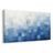 TABLEAU SUR TOILE – ABSTRACTION GÉOMÉTRIQUE BLEUE DÉLICATE - IMAGES FORMES ABSTRAITES - TABLEAUX