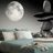 WALLPAPER STONES IN BLACK AND WHITE MOONLIGHT - BLACK AND WHITE WALLPAPERS - WALLPAPERS