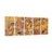 5-częściowy obraz abstrakcja inspirowana G. Klimtem