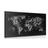 Picture trendy black & white world map