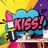 SELF ADHESIVE WALLPAPER POP ART LIPSTICK - KISS! - SELF-ADHESIVE WALLPAPERS - WALLPAPERS