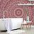 TAPETE MANDALA IM VINTAGE-STIL IN ROSA - TAPETEN MIT FENG SHUI-MOTIVEN - TAPETEN