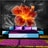 FOTO TAPETA - FIERY FLOWER INSIDE THE SMOKE - TAPETE - 🔥 TOTALNA RASPRODAJA 🔥