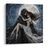 WANDBILD SKELETTLIEBE IM VOLLMONDLICHT - HALLOWEEN- UND HORROR-BILDER - BILDER
