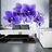 Self adhesive wallpaper purple orchid