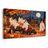 QUADRO SU TELA – FANTASMI DI HALLOWEEN SUL TRATTORE - QUADRI HALLOWEEN E HORROR - STAMPE E QUADRI