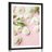 POSTER MIT PASSEPARTOUT ROSEN IM ROMANTISCHEN DESIGN - BLUMEN - POSTER