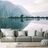 Tapeta malowana sceneria górskiego jeziora
