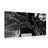 CANVAS PRINT ETHNIC FLOWERS IN BLACK AND WHITE - BLACK AND WHITE PICTURES - PICTURES