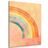 WANDBILD MINIMALISTISCHER REGENBOGEN PEACH FUZZ - WANDBILDER ABSTRAKTE FORMEN - BILDER