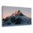 TABLEAU SUR TOILE – SOMMET ENNEIGÉ AU CRÉPUSCULE - TABLEAUX DE MONTAGNE - TABLEAUX