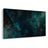 TABLEAU SUR TOILE – GALAXIE TURQUOISE AUX REFLETS DORÉS - IMAGES DE GALAXIE - TABLEAUX