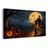 QUADRO SU TELA – CASA STREGATA SOTTO LA LUNA PIENA - QUADRI HALLOWEEN E HORROR - STAMPE E QUADRI