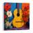 SLIKA GITARA S CVJETNOM KOMPOZICIJOM - GLAZBENE SLIKE - SLIKE