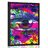 POSTER MENSCHLICHES AUGE IM POP-ART-STIL - ABSTRAKT UND GEMUSTERT - POSTER