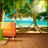 Self adhesive wallpaper tropical relaxation