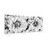 Obraz květy jiřiny v černobílém provedení