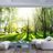 Self adhesive wallpaper sunny forest