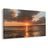 TABLEAU SUR TOILE – COUCHER DE SOLEIL SUR LA MER - TABLEAUX LEVER ET COUCHER DE SOLEIL - TABLEAUX