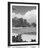 POSTER WITH MOUNT BEAUTIFUL BEACH ON THE ISLAND OF LA DIGUE IN BLACK AND WHITE - BLACK AND WHITE - POSTERS