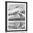 POSTER WITH MOUNT LAKE NEAR A MAGNIFICENT MOUNTAIN IN BLACK AND WHITE - BLACK AND WHITE - POSTERS