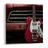 SLIKA CRVENA GITARA ISPRED AUTOMOBILA - GLAZBENE SLIKE - SLIKE