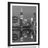 POSTER – RIFLESSO DI MANHATTAN NELL'ACQUA IN BIANCO E NERO - NERO E BIANCO - POSTER