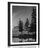 POSTER WITH MOUNT MOUNTAIN LAKE IN BLACK AND WHITE - BLACK AND WHITE - POSTERS