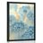 POSTER BLUE DANDELION IN WATERCOLOR DESIGN - FLOWERS - POSTERS