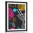 AFFICHE AVEC MONTURE MOTIF MEMPHIS MODERNE - POP ART - AFFICHES