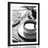 POSTER – TAZZA DI CAFFÈ CON TOCCO AUTUNNALE IN BIANCO E NERO - NERO E BIANCO - POSTER