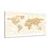 CANVAS PRINT WORLD MAP WITH A VINTAGE TOUCH - PICTURES OF MAPS - PICTURES